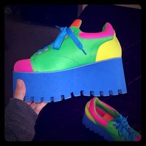 Platform shoes rave gear